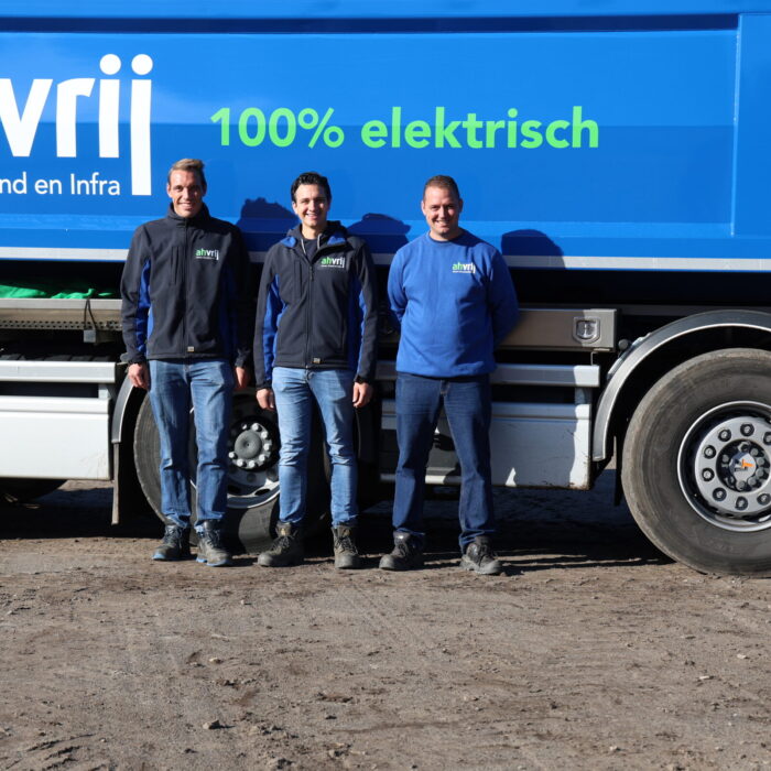 V.l.n.r.: Mark Snijders, Harm Eindhoven en Michel van der Stoep van AH Vrij