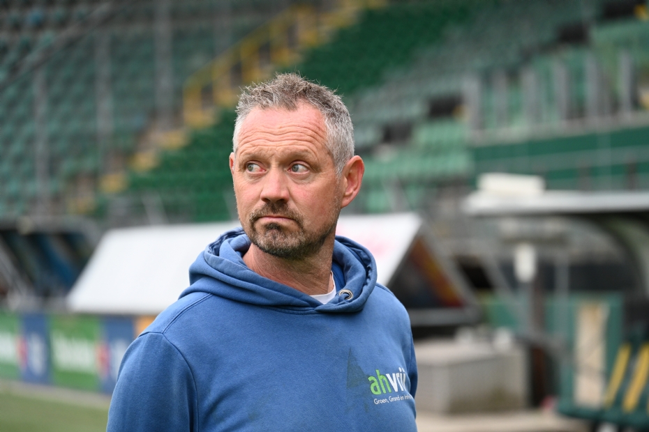 Head groundsman Bo Videler