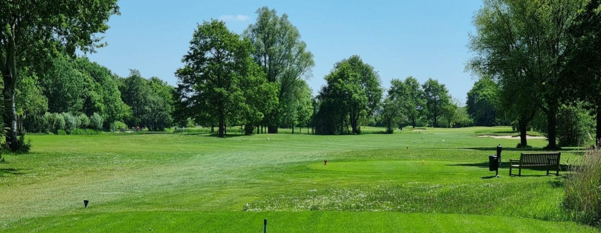Overview nieuwe teebox Golfbaan Rozenstein