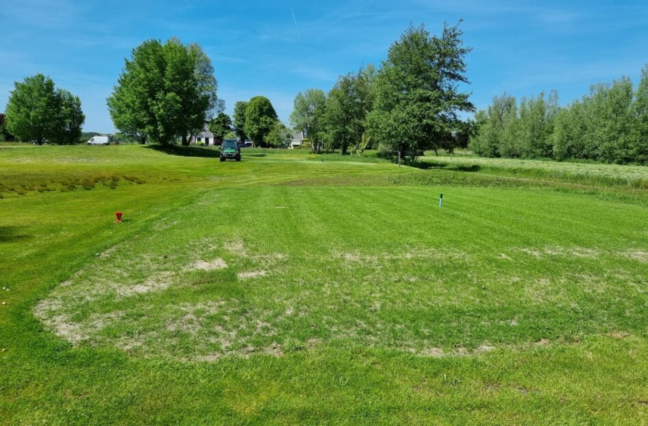 Nieuw teebox Golfbaan Rozenstein